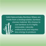 Gaia Natural Baby Bamboo Wipes 240