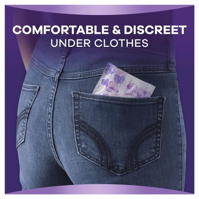 Always Discreet Pad Level 4 Long 10 Pack for Bladder Leaks