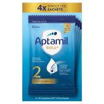 Aptamil Gold+ 2 Baby Follow-On Formula Powder Sachets From 6-12 Months 4 Pack 31.2g