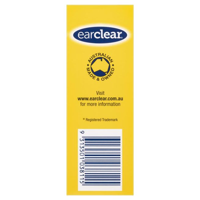 EarClear Swimmer's Ear Drops 40mL Prevention and Treatment of Swimmer's Ear