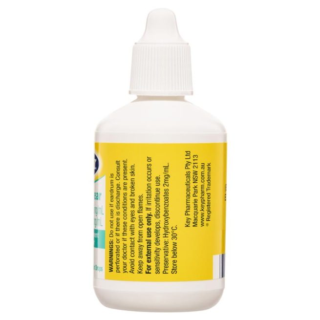 EarClear Swimmer's Ear Drops 40mL Prevention and Treatment of Swimmer's Ear