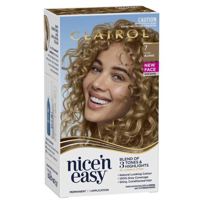 Clairol Nice N Easy 7 Natural Dark Blonde Permanent Hair Colour