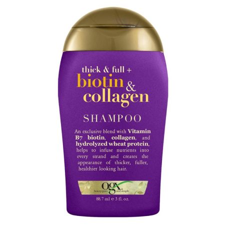 OGX Thick and Full plus Volumising Biotin and Collagen Shampoo for Fine Hair 88.7mL