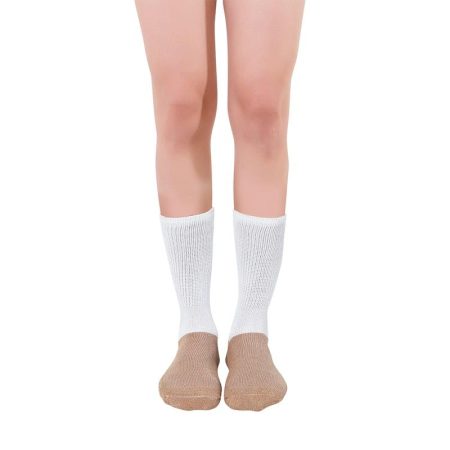 Glucology Loose Top Activity Socks White Large