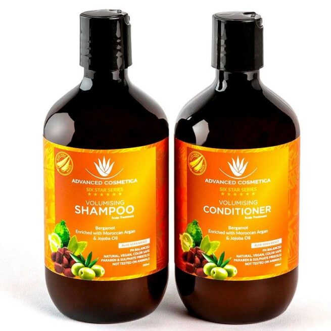 Advanced Cosmetica Six Star Series Volumising Shampoo and Conditioner (500ml) Bundle