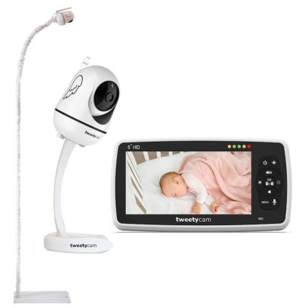 Tweetycam Baby monitor with Additional camera, Flexi-mount and Floor Stand Bundle