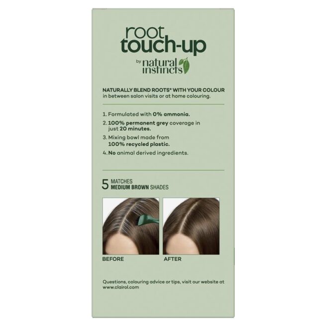 Clairol Root Touch Up Natural Instincts 5 Medium Brown Permanent Hair Colour
