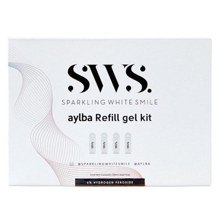 Sparkling White Smile Teeth Whitening DIY Gel Refills Pack of 4