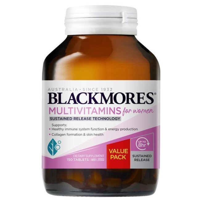Blackmores Multivitamin for Women Sustained Release 150 Tablets