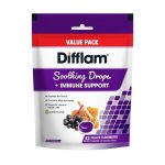 Difflam Soothing Drops Plus Immune Support Black Elderberry 42 Drops