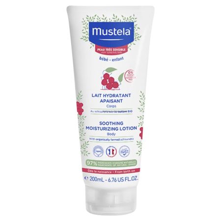 Mustela Soothing Moisturising Body Milk Fragrance Free 200mL