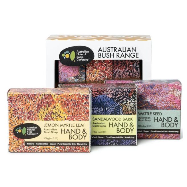 Australian Natural Soap Company Australian Bush Range Gift Pack 380g