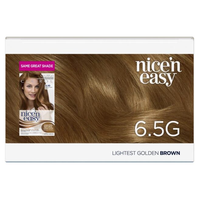 Clairol Nice N Easy 6.5G Light Golden Brown Permanent Hair Colour