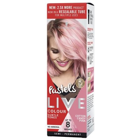 Schwarzkopf Live Colour Pastels Cotton Candy Pink 75mL