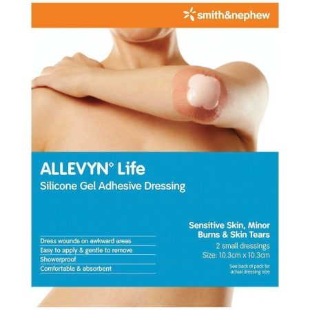 Allevyn Life Small 10.3cm X 10.3cm Pack of 2