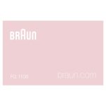Braun Mini Precision Trimmer FG1106 Eyebrow Trimmer