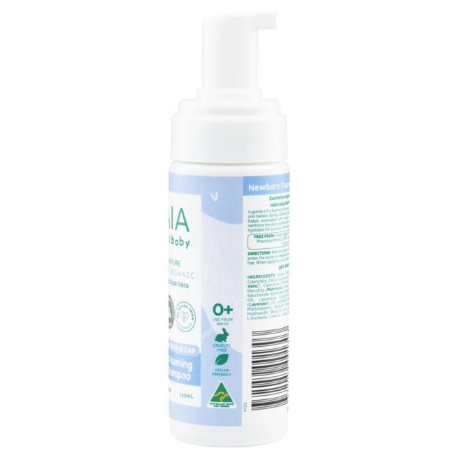 Gaia Natural Baby Newborn Foaming Wash and Shampoo 150mL