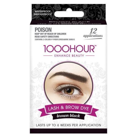 1000 Hour Eyelash and Brow Dye Kit Brown/Black