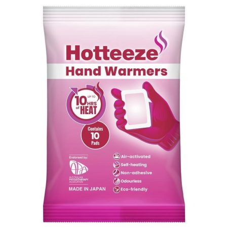 Hotteeze Heat Pads Hand Warmers Pack of 10