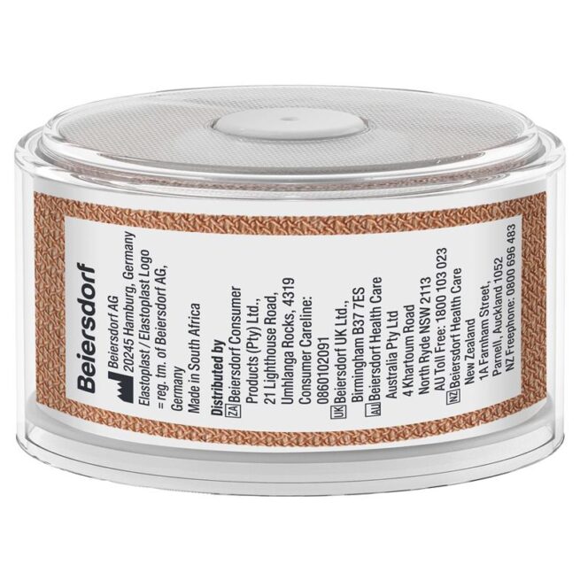 Elastoplast 45773 Tapes Elastic Fabric Roll Plaster 2.5cmx3m