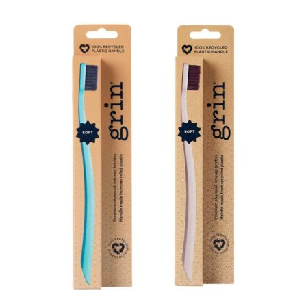 Grin Recycled Toothbrush Mint and Ivory Soft