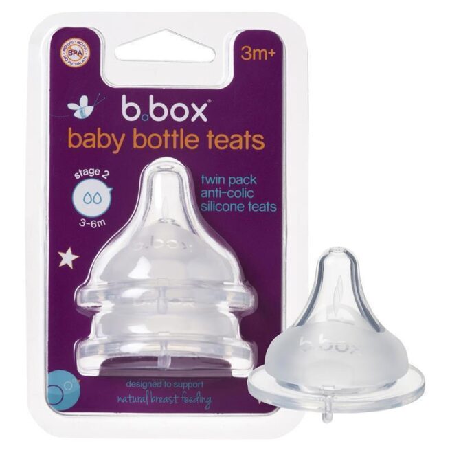 B.Box Teat Stage 2 Pack of 2