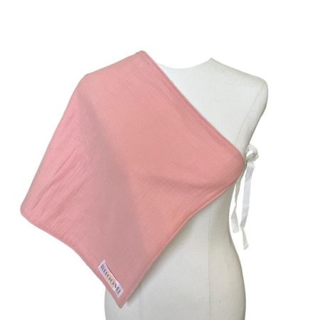 BHOOMI Babe Tie Up Burp Cloth and Nursing Cover Pink