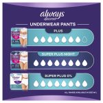 Always Discreet Night Underwear Medium Pants 9 Pack
