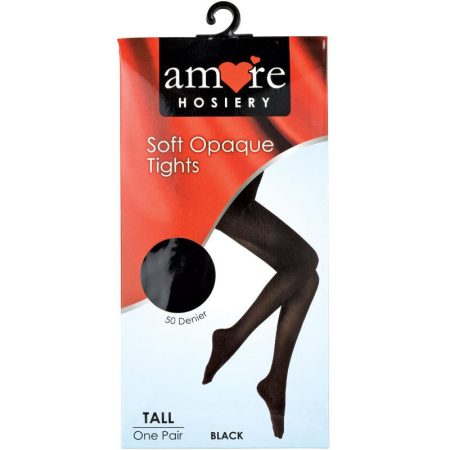 Amore Hosiery Tights Black 50 Denier Tall