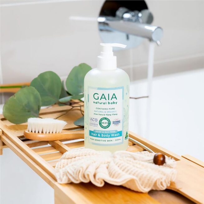 Gaia Natural Baby Hair and Body Wash 500mL