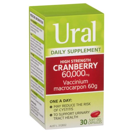 Ural High Strength Cranberry 60000mg 30 Capsules