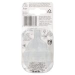 Avent Teat Silicone 1M+ Slow Flow Pack of 2