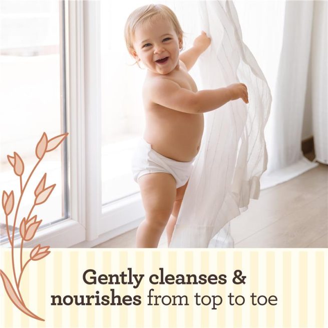 Aveeno Baby Daily Moisture Lightly Scented Wash and Shampoo 532mL