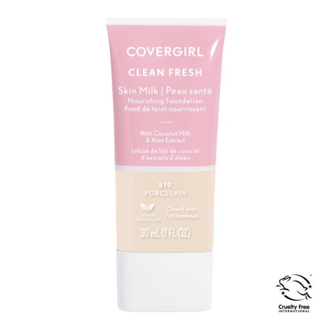 Covergirl Clean Fresh Skin Milk Foundation Porcelain 510 30mL