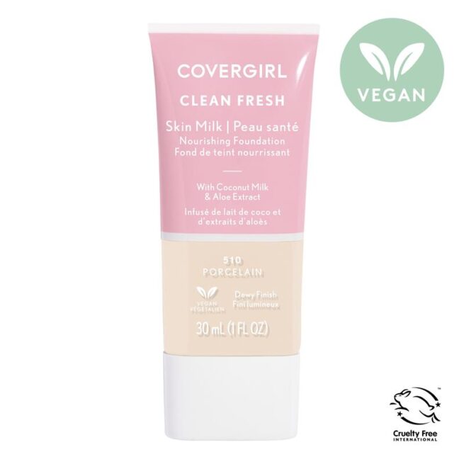 Covergirl Clean Fresh Skin Milk Foundation Porcelain 510 30mL