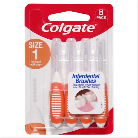 Colgate Interdental Brushes Size 1 Pack of 8
