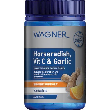 Wagner Horseradish Vitamin C and Garlic 200 Tablets
