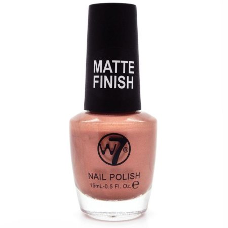 W7 Nail Enamel Matte Rose Gold