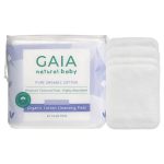 Gaia Natural Baby Organic Cotton Cleansing Pads Pack of 40
