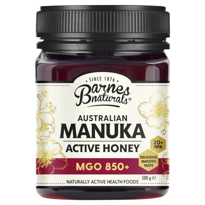 Barnes Naturals Australian Manuka Honey 500g MGO 850+