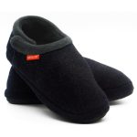 Archline Slippers Closed Back Arch Support Comfort Charcoal Marl Size 42