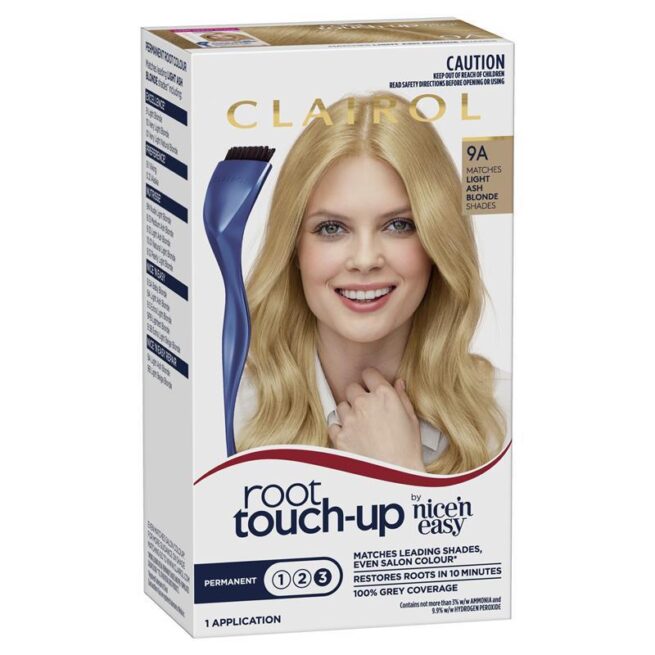 Clairol Nice N Easy Root Touch Up Permanent Hair Colour 9A Ash Blonde