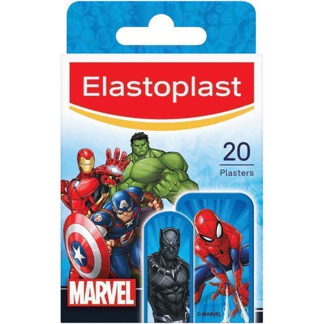 Elastoplast Disney Character Strips Marvel Pack of 20