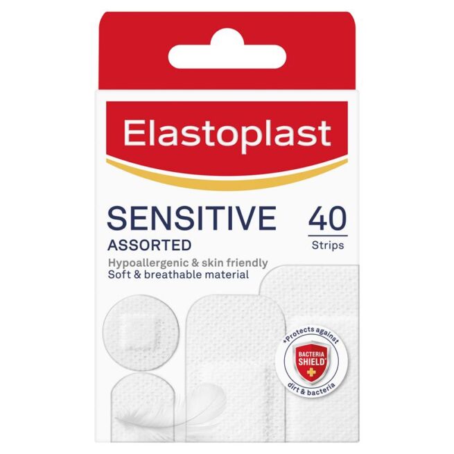 Elastoplast Sensitive 40 Strips Assorted