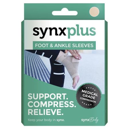 Synxplus Foot and Ankle Sleeve Nude Medium