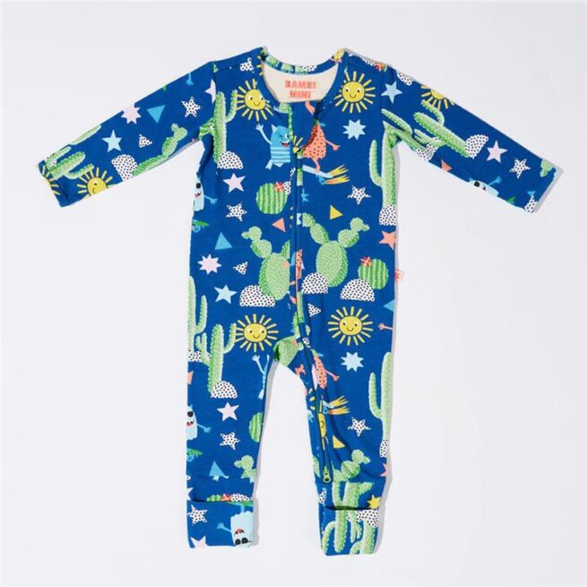 Bambi Mini Co. Wrigglesuit 0 Newborn Beaucoup Blue