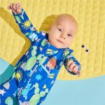 Bambi Mini Co. Wrigglesuit 0 Newborn Beaucoup Blue