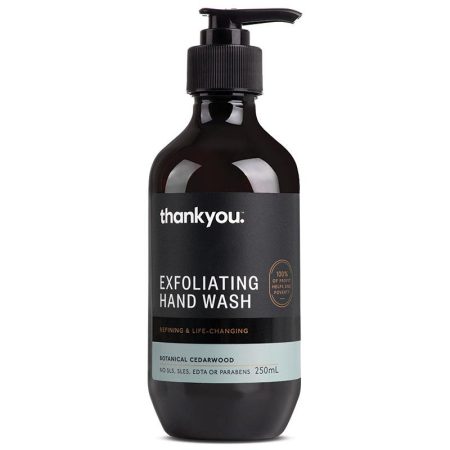 Thankyou Botanical Exfoliating Hand Wash Cedarwood 250mL
