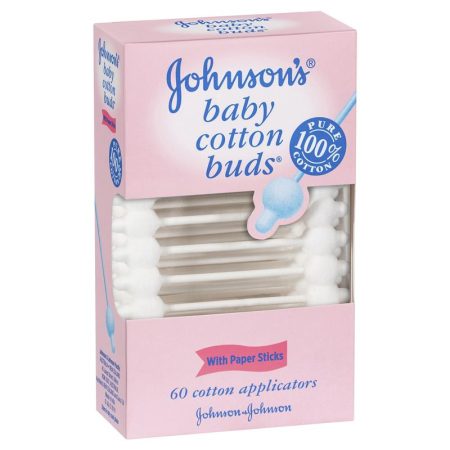 JOHNSON'S baby Cotton Applicator Buds Pack of 60