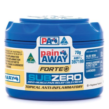Pain Away Forte+ Sub Zero Joint and Muscle Pain Relief Cold Cream 70g